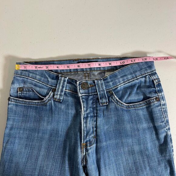 VINTAGE Y2K FRANKIE B Butterfly Blue Jeans - Picture 6 of 8